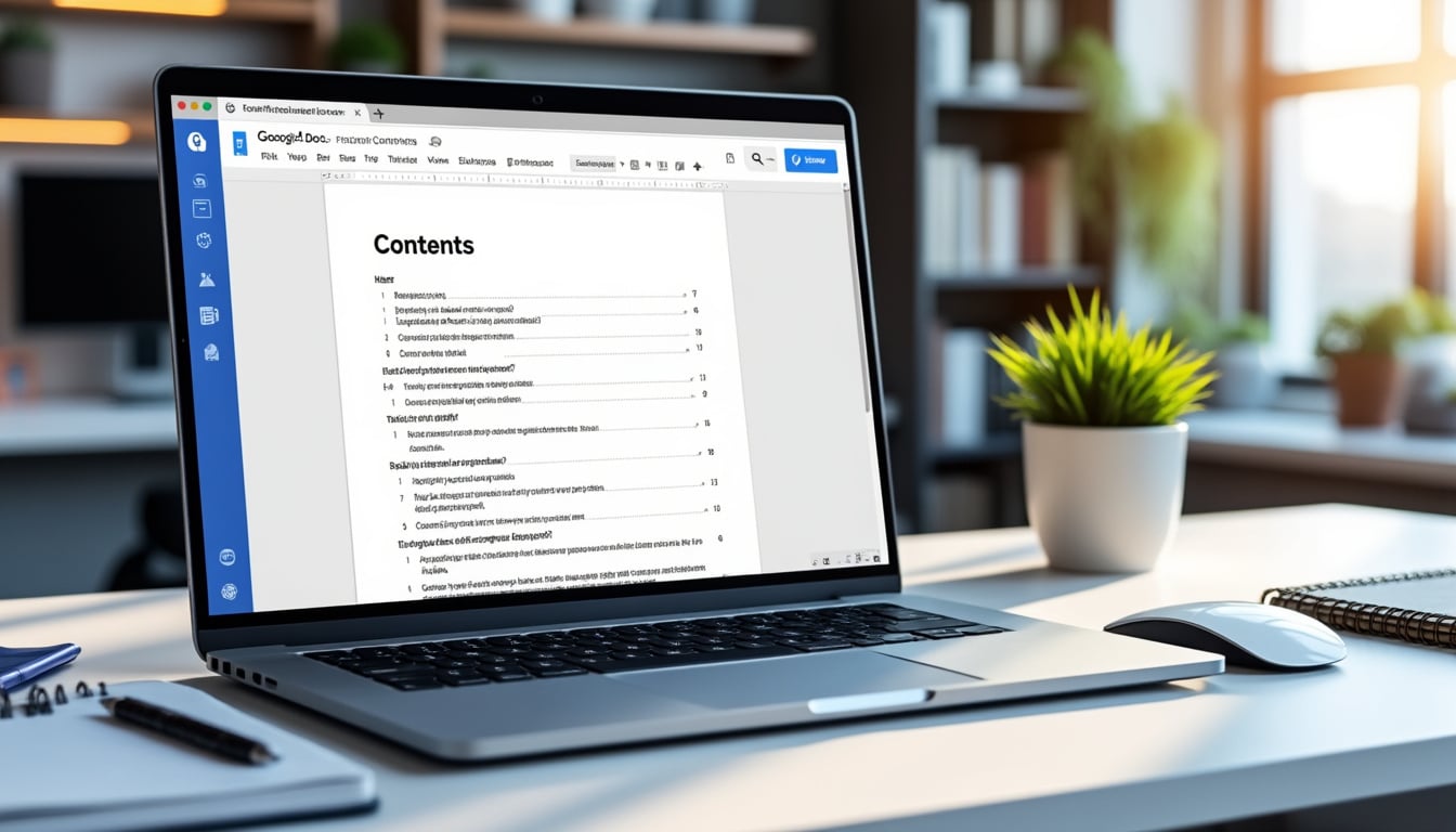 découvrez comment créer et utiliser une table des matières dans google docs grâce à nos explications claires et détaillées.