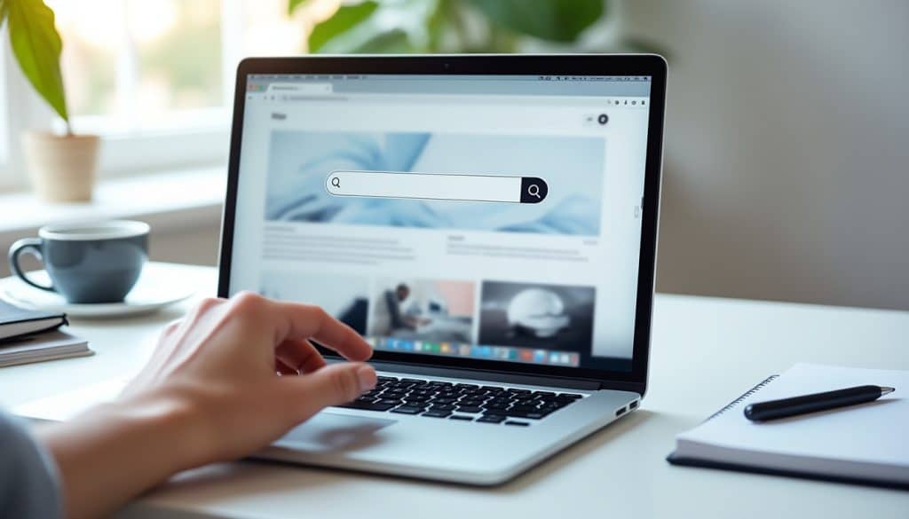 découvrez comment effectuer une recherche sur google ou saisir directement une url dans la barre d’adresse pour naviguer facilement sur le web.