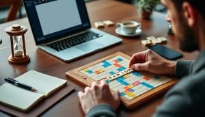 découvrez les méthodes des bons joueurs pour progresser au scrabble en ligne : enrichissez votre vocabulaire, anticipez vos coups et optimisez vos points.